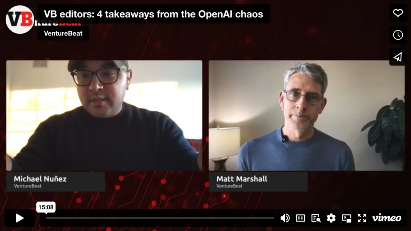 OpenAI in turmoil: Altman’s leadership, trust issues and new opportunities for Google and Anthropic — 4 key takeaways?
