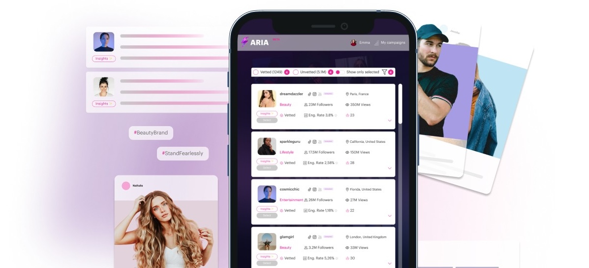 How Aria is shaking up influencer marketing